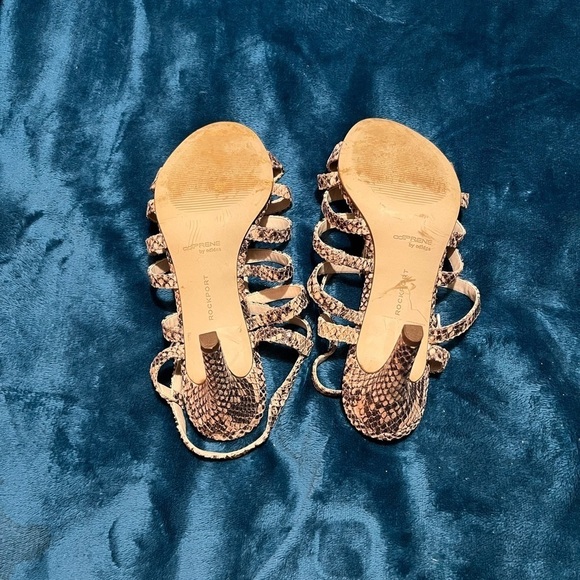 Strappy summer sandal snakeskin size 8. Rockport by adiPrene adidas! Nice shoes - Picture 12 of 16